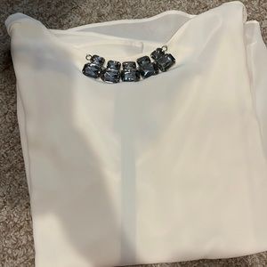 Zara Blouse with Jewels and ribbon tie back